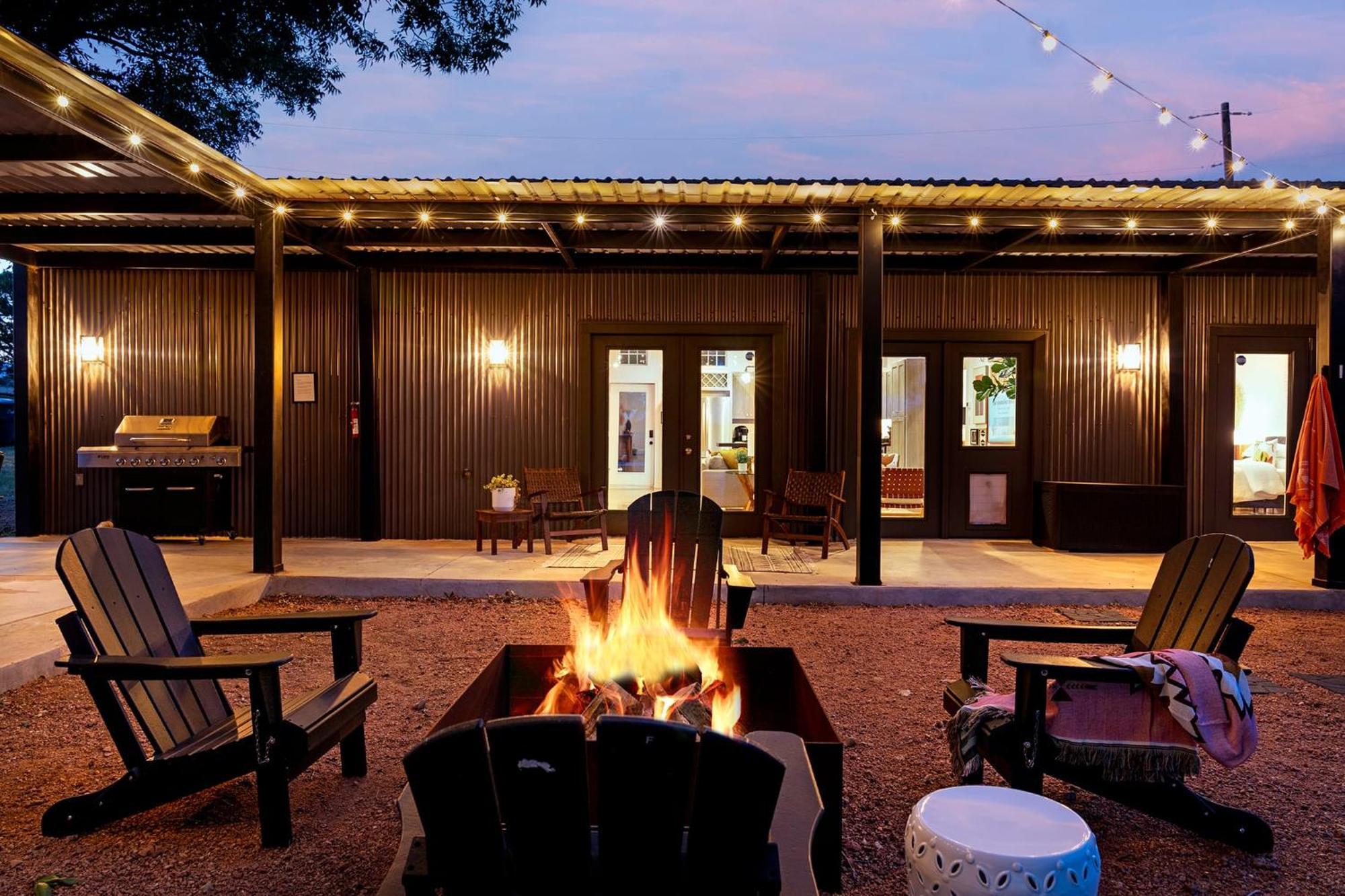 弗雷德里克斯堡Container Haus Pet Friendly With Cowboy Pool别墅 外观 照片
