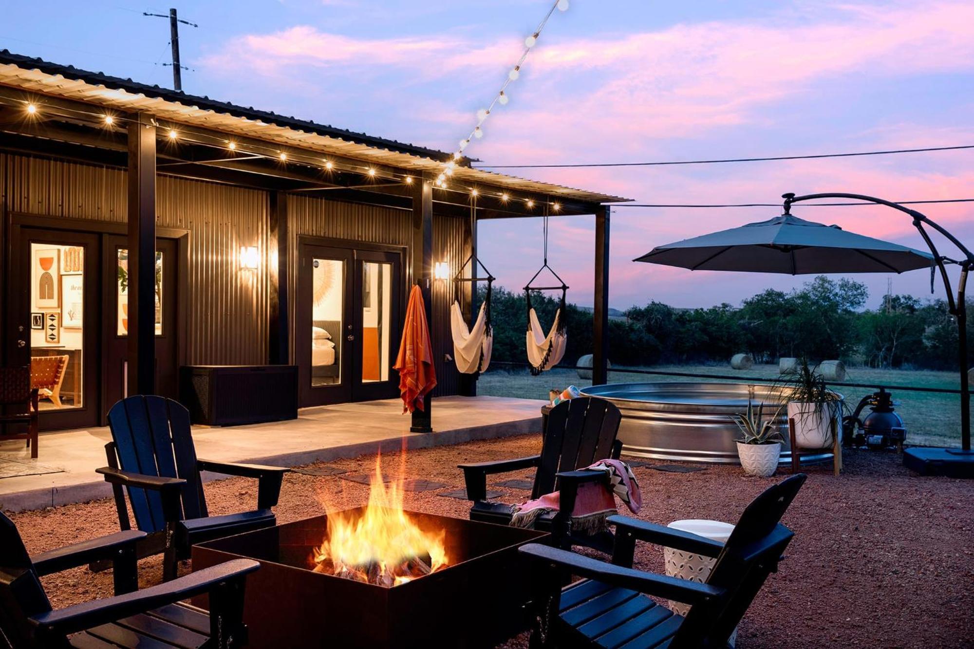 弗雷德里克斯堡Container Haus Pet Friendly With Cowboy Pool别墅 外观 照片