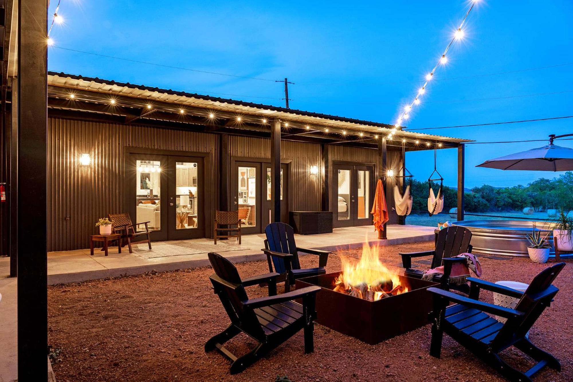 弗雷德里克斯堡Container Haus Pet Friendly With Cowboy Pool别墅 外观 照片