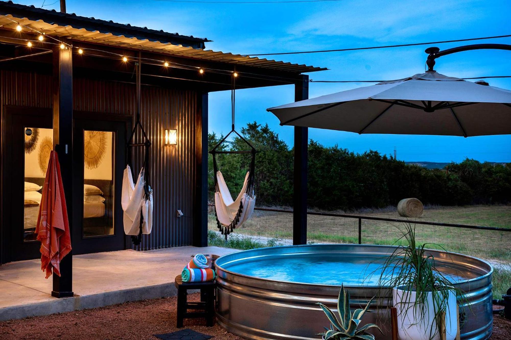 弗雷德里克斯堡Container Haus Pet Friendly With Cowboy Pool别墅 外观 照片