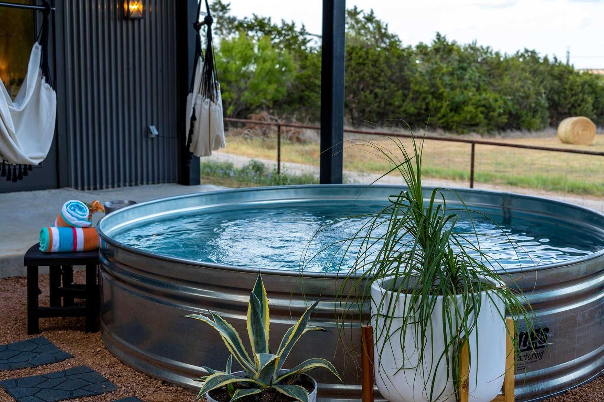 弗雷德里克斯堡Container Haus Pet Friendly With Cowboy Pool别墅 外观 照片